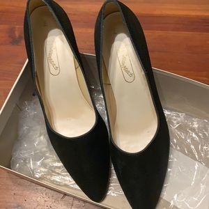 Black Satin Dress Shoes